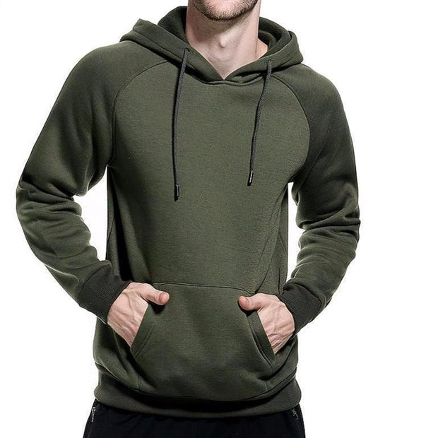 West Louis™ Casual Solid Hoodie  - West Louis