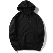 West Louis™ Casual Solid Hoodie Black / S - West Louis