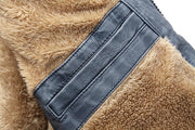 West Louis™ PU Leather Velvet Jacket  - West Louis
