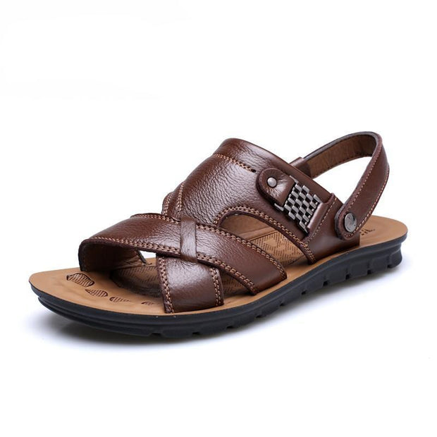 West Louis™ Air/Soft Flip Flops Elastic Sandals Brown / 7 - West Louis