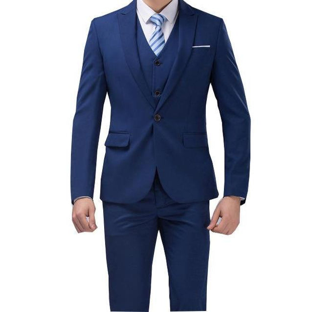 West Louis™ - Luxury Slim Fit 3-pieces Suit(Jacket+Vest+Pants)  - West Louis