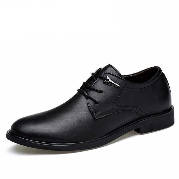 West Louis™ High Quality Genuine Leather Dress Shoes Black / 10 - West Louis