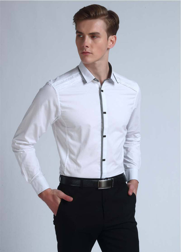 West Louis™ Top Quality Slim Fit Cotton Shirts  - West Louis