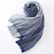 West Louis™ Plaid Woven Wrinkled Scarf