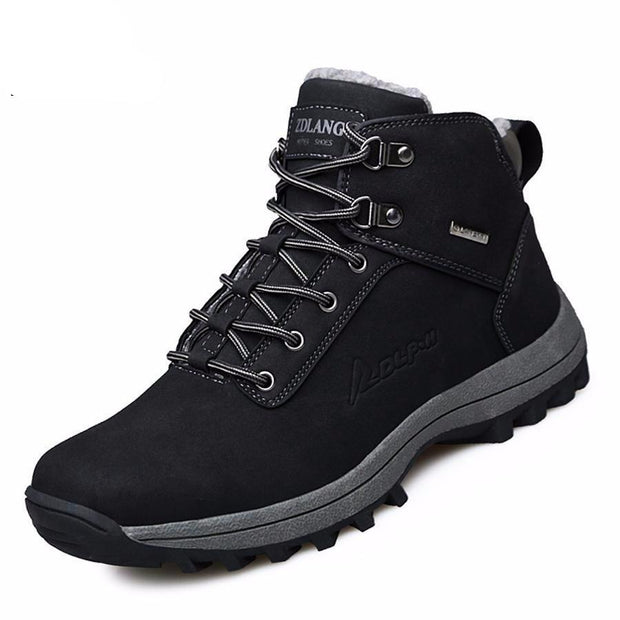 West Louis™  Warm Fashion Male Rubber Winter Boots  - West Louis