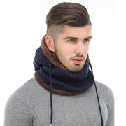 West Louis™ Winter Knitted Hat Beanie Scarf  - West Louis