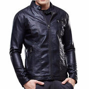 West Louis™ Top Quality PU Leather Jacket  - West Louis