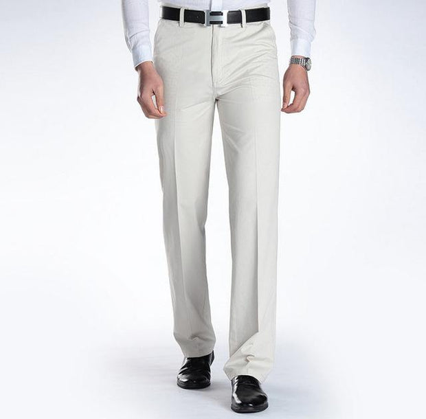 West Louis™ Business Casual Leisure Long Trousers White / 29 - West Louis