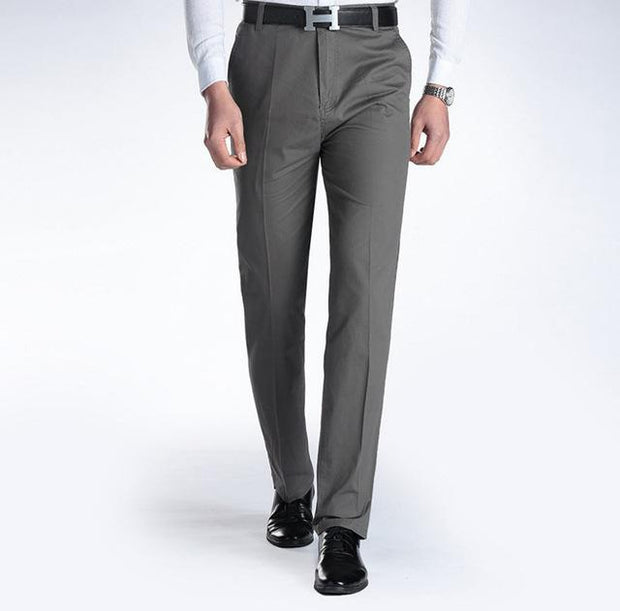 West Louis™ Business Casual Leisure Long Trousers Dark Gray / 29 - West Louis