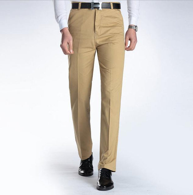 West Louis™ Business Casual Leisure Long Trousers Khaki / 29 - West Louis