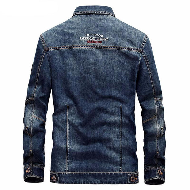 West Louis™American Legend Denim Jacket  - West Louis