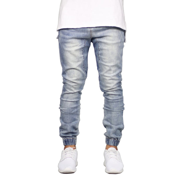 West Louis™ Denim Design Hip Hop Jogger Jeans