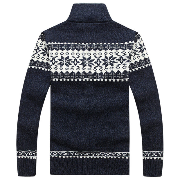 West Louis™ Christmas Snowflake Wool Sweater