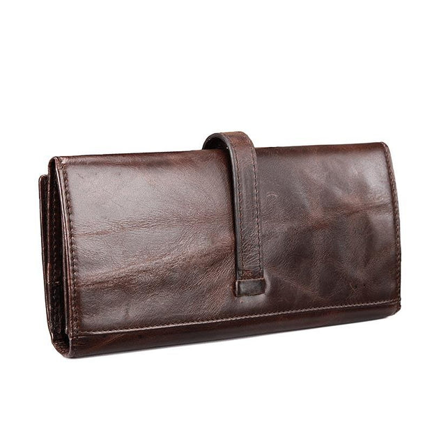 West Louis™ High-grade Leather Long Wallet  - West Louis