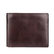 West Louis™  Retro Leather Little Wallet Brown - West Louis