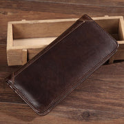 West Louis™ Casual Leather Long Wallet  - West Louis