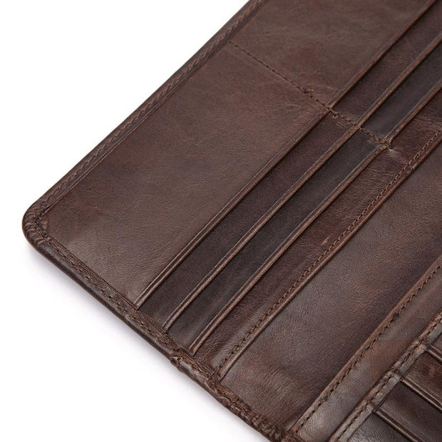 West Louis™ Casual Leather Long Wallet  - West Louis