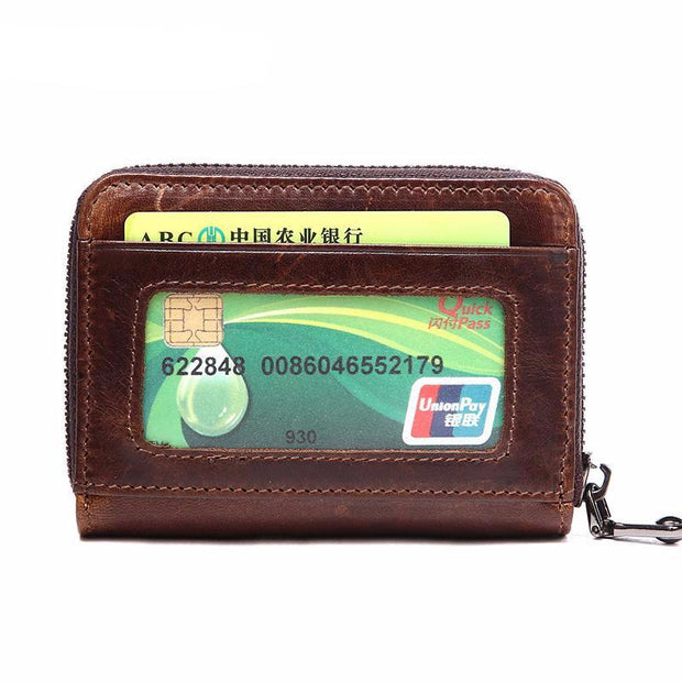 West Louis™ Multi-Functional Leather Bank Card Wallet  - West Louis