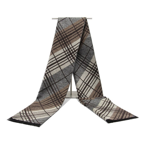 West Louis™ Tassel Double stripe Scarf