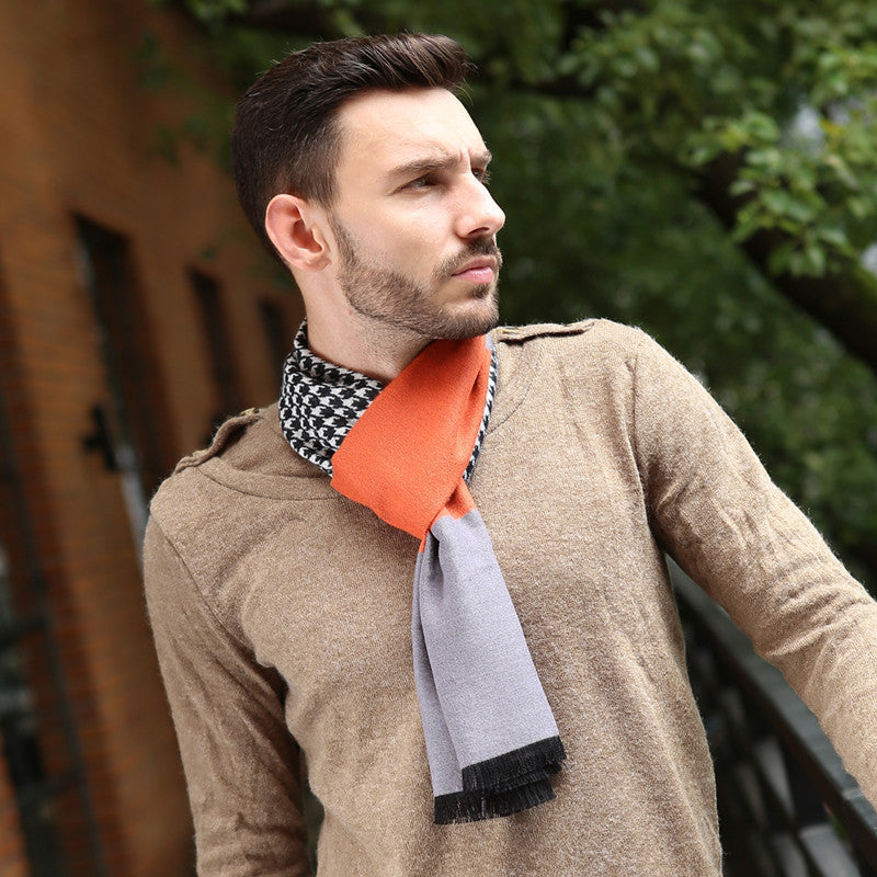 West Louis™ Soft Houndstooth Designer Scarf