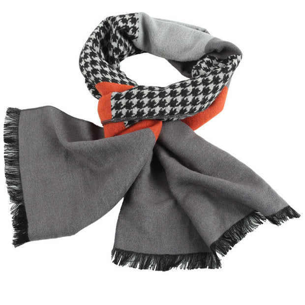 West Louis™ Soft  Houndstooth Designer Scarf