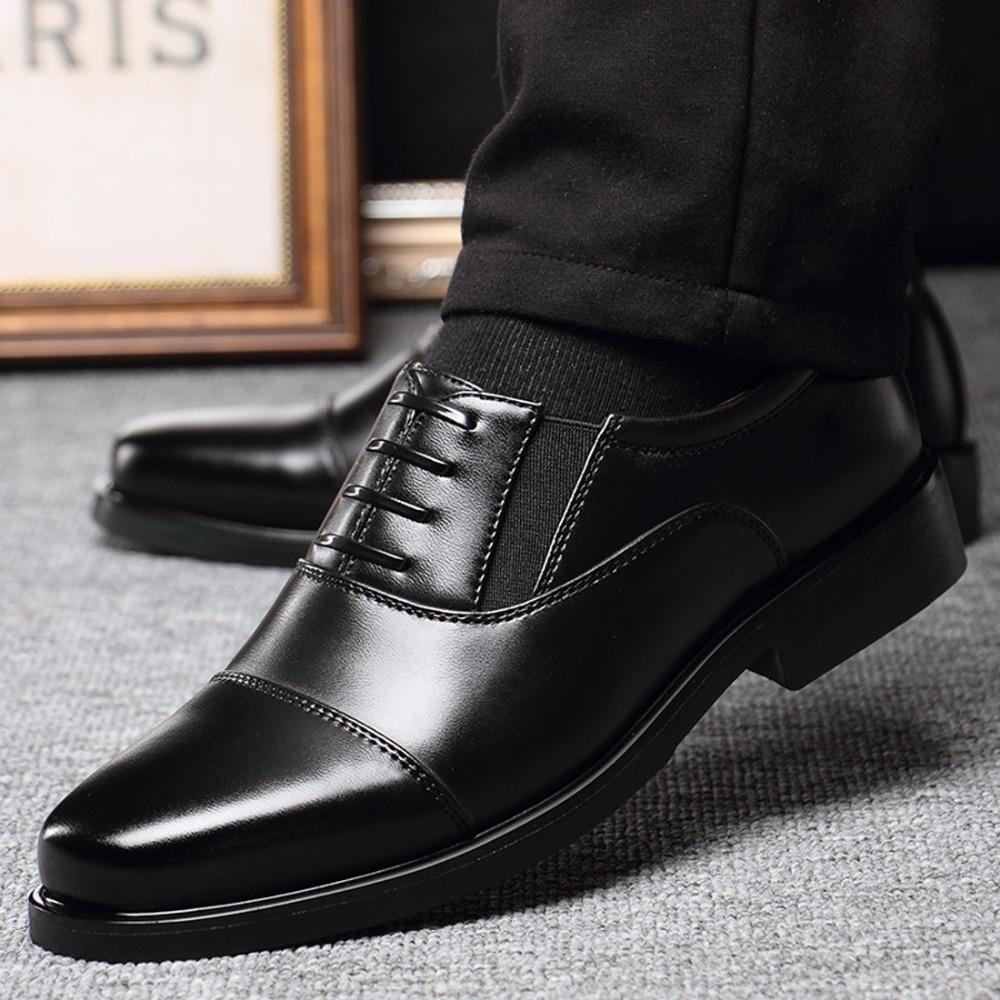 West Louis Gentlemen Leather Business Style Dress Shoes Black / 9.5 | male West Louis Gentlemen Leather Business Style Dress Shoes Black / 9.5 | male