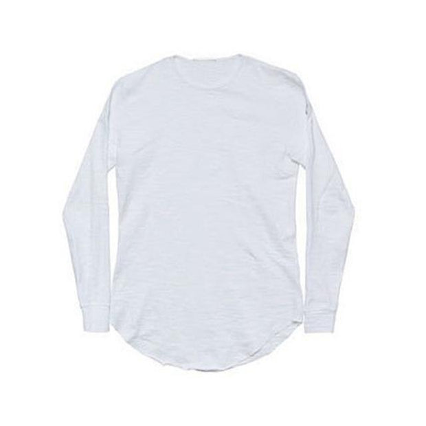 West Louis™ Fashion Elastic Soft Long Sleeve T Shirts White / XXXL - West Louis