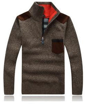 West Louis™ Cashmere Cotton Sweater Brown / M - West Louis