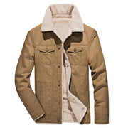 West Louis™ Bomber Thick Cotton Winter Jacket Khaki / M - West Louis