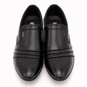 West Louis™ Dress Loafers Pointy Black Shoes  - West Louis