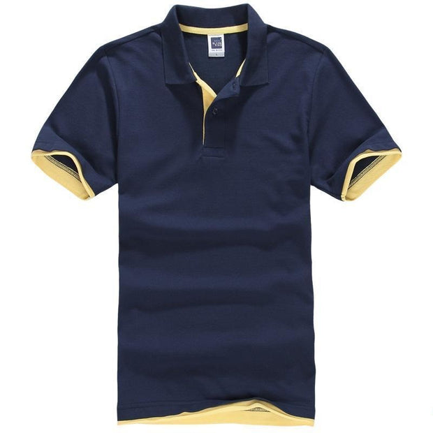 West Louis™ Designer Solid Cotton Polo Shirt [ 15 Colors ]  - West Louis