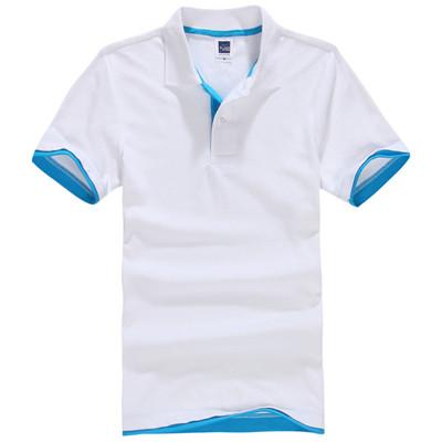 West Louis™ Designer Solid Cotton Polo Shirt [ 15 Colors ] White2 / L - West Louis