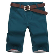 West Louis™ Casual Cotton Slim Shorts Blue / 28 - West Louis