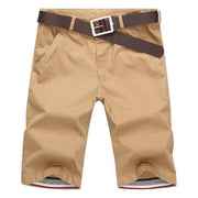 West Louis™ Slim Bermuda Masculina Beach Shorts Khaki / 28 - West Louis