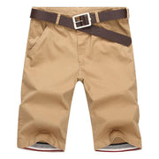 West Louis™ Casual Cotton Slim Shorts Khaki / 28 - West Louis