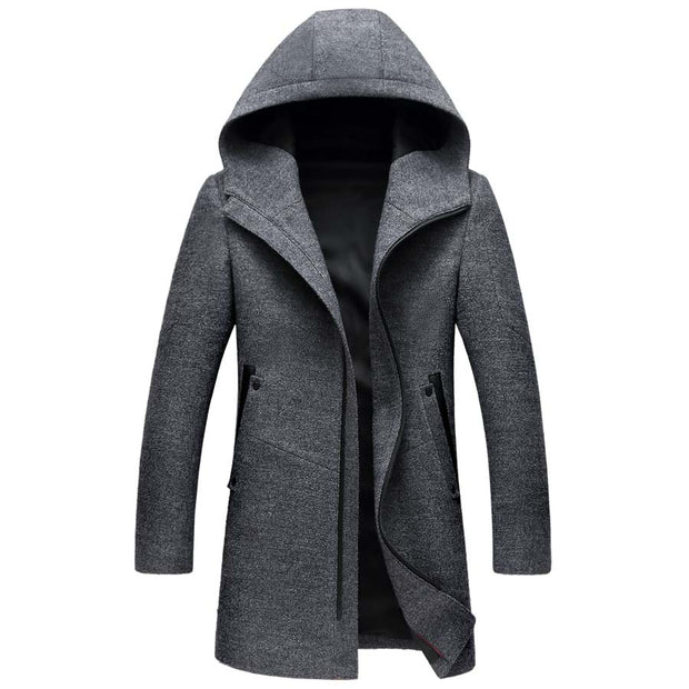 West Louis™ Middle Long Thick Warm Overcoat