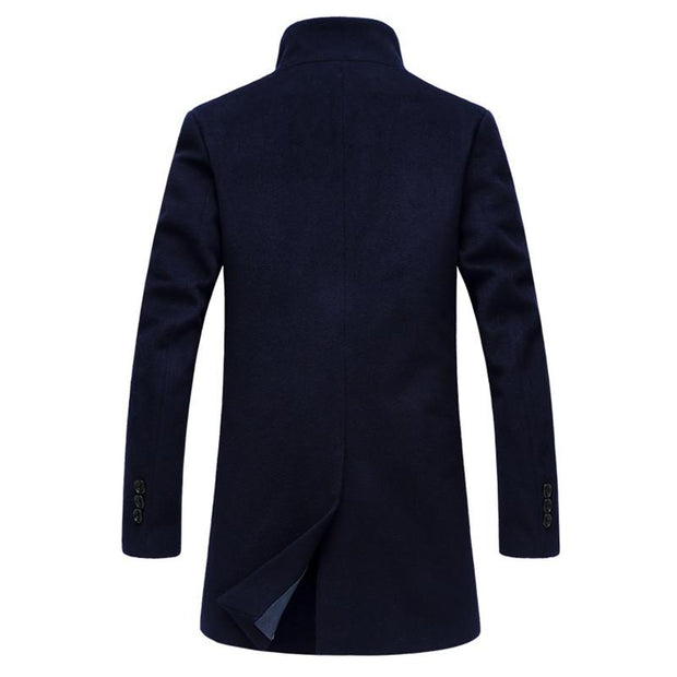 West Louis™ Formal Woolen Business-man Overcoat  - West Louis