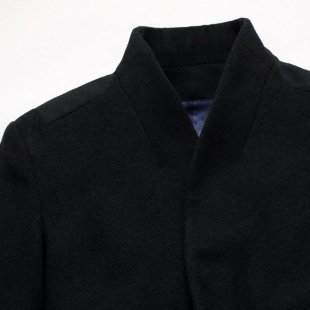 West Louis™ Formal Woolen Business-man Overcoat  - West Louis