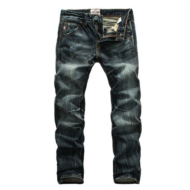 West Louis™ Brand Soft Denim Jeans  - West Louis