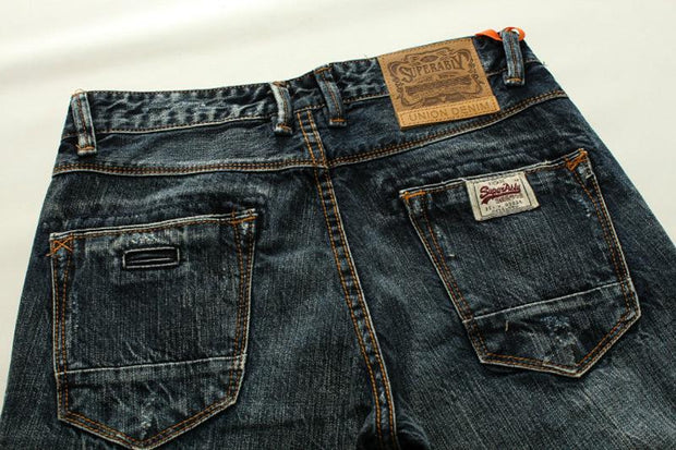 West Louis™ Brand Soft Denim Jeans  - West Louis