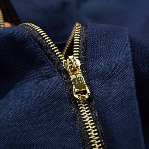 West Louis™ Stand Collar Zipper Coats  - West Louis