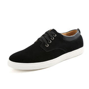 West Louis™ Frosted Suede Flat Shoes Black / 9 - West Louis