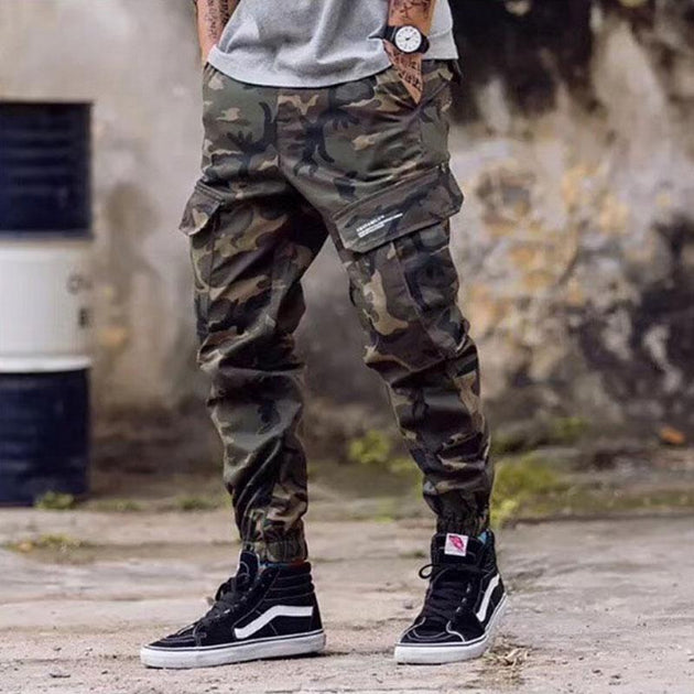 West Louis™ American Camouflage Jogger Pants