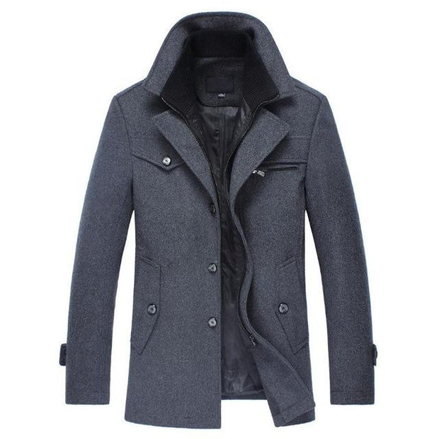 West Louis™ Winter Business-Man Thick Coat