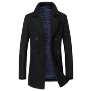 West Louis™ Slim Long Section Business Overcoat  - West Louis