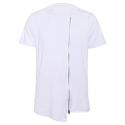 West Louis™ Leisure Tee Tops Asymmetrical T-Shirt White / S - West Louis