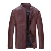 West Louis™ Autumn Soft PU Leather Motorcycle Jacket