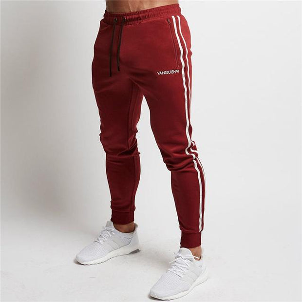 West Louis™  Cotton Fitness Sweatpants Red / M - West Louis