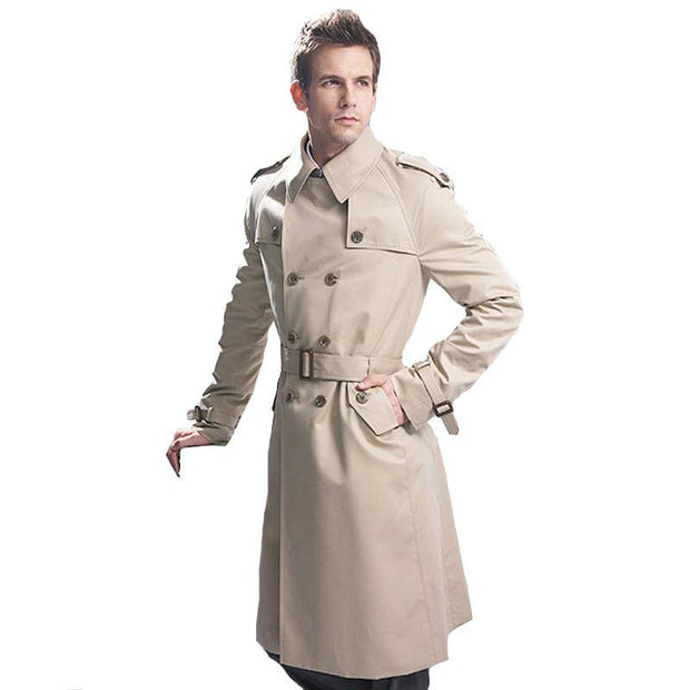West Louis™ Classic Double Breasted Overcoat
