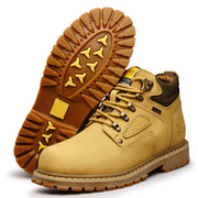 West Louis™ Brand Warm Winter Leather Boots